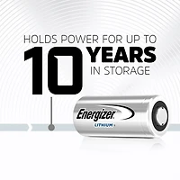 Energizer® CR123 Lithium Batteries 6-Pack