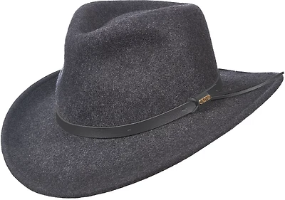 Scala Men's Anchorage Heathered Wool Felt Safari Hat