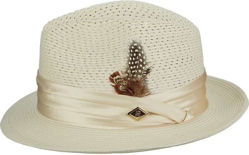 Stacy Adams Men's Vented Poly Fedora