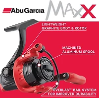 Abu Garcia Max-X 30 6'6" M Spinning Rod and Reel Combo