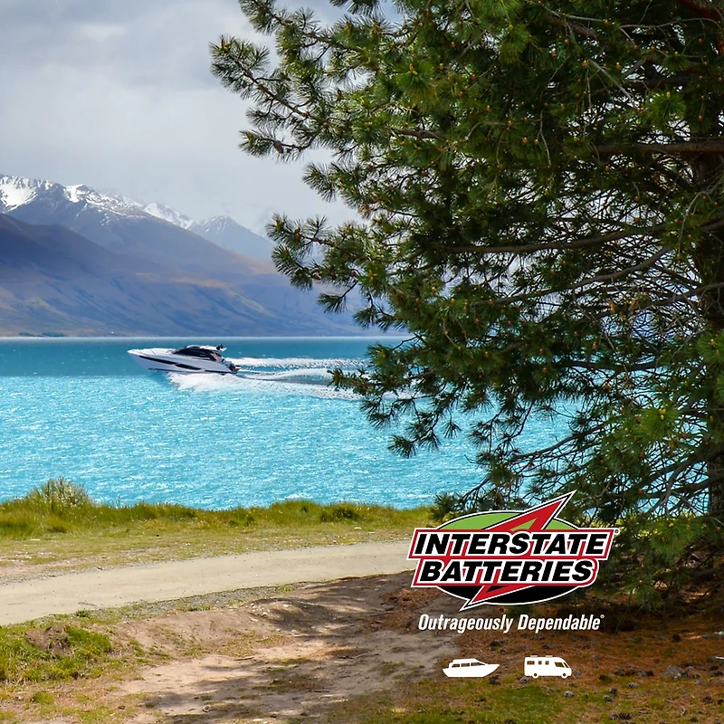 Interstate Batteries 1,000 Marine Cranking Amp Starting Battery