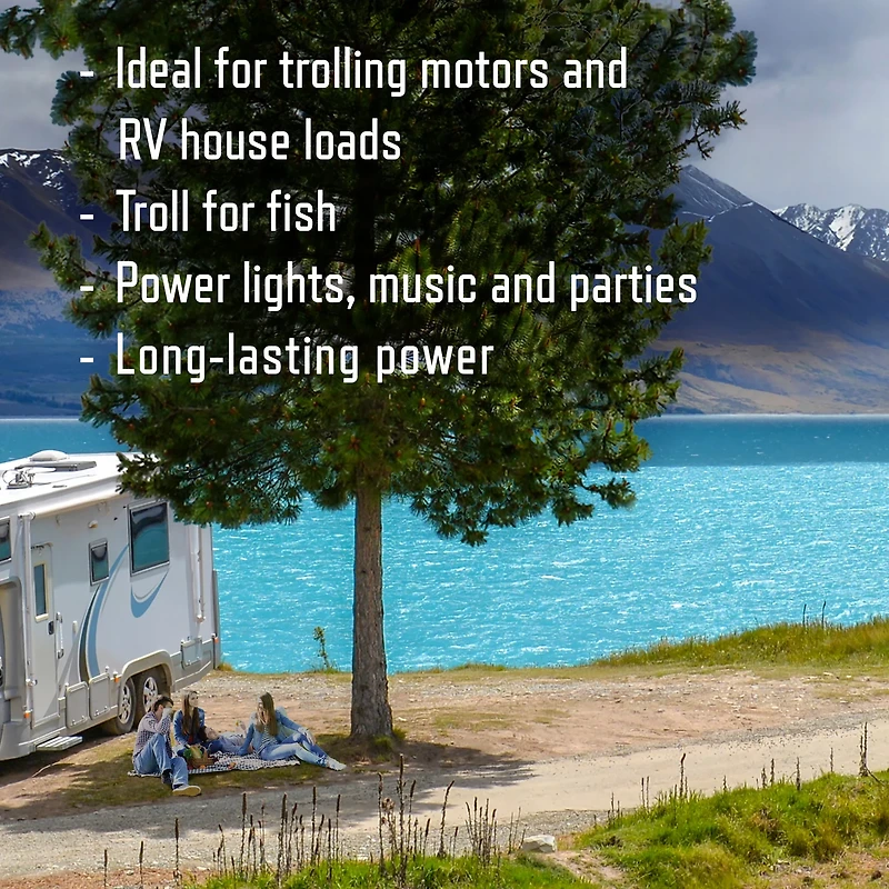 Interstate Batteries Deep Cycle Group 29/840 Marine Cranking Amp Battery