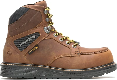 Wolverine Men's Hellcat UltraSpring Moc Toe Wedge CarbonMax 6 in Work Boots