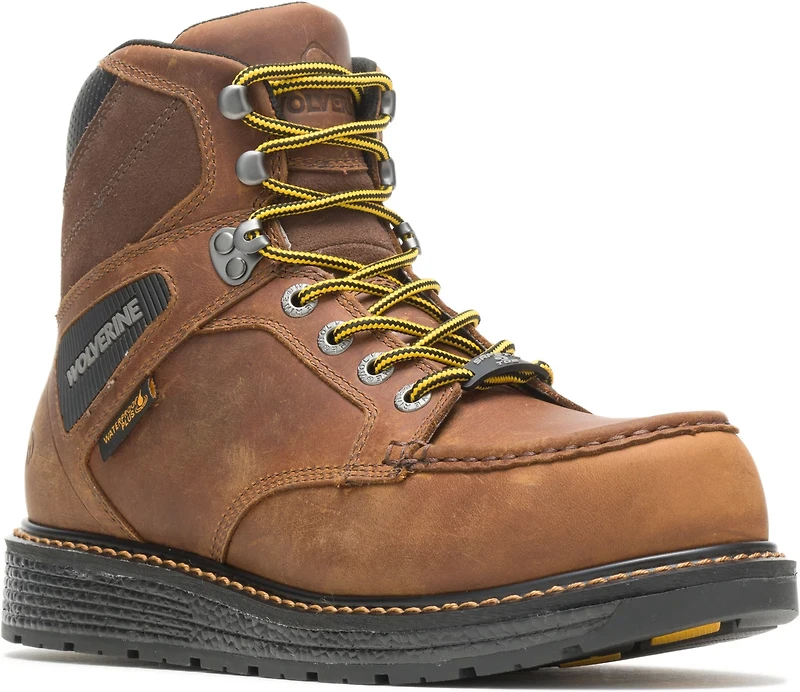 Wolverine Men's Hellcat UltraSpring Moc Toe Wedge CarbonMax 6 in Work Boots