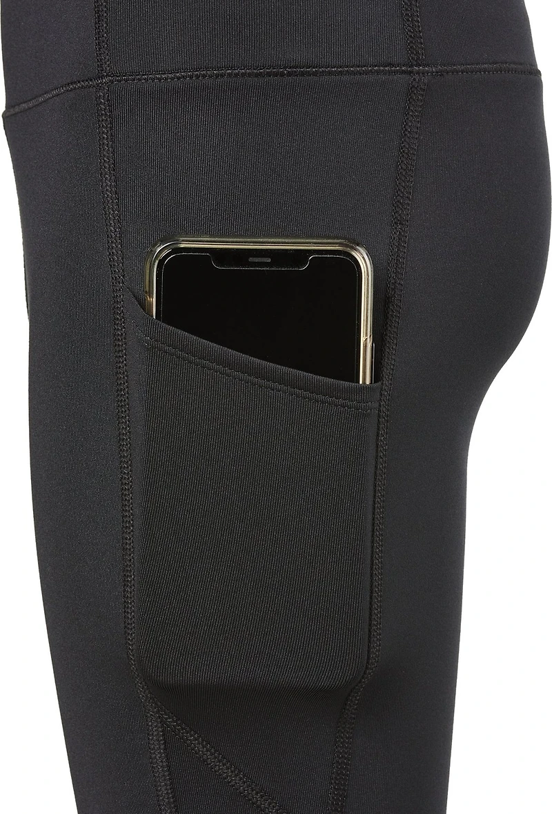 BCG Girls' Training Solid 7/8 Pocket Leggings