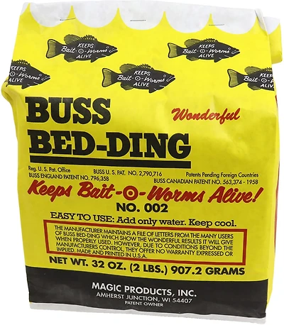 Magic Bait Buss Bedding 2 lb Bait Bag