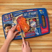 YouTheFan University Of Kansas Retro Series Cutting Board