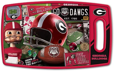 YouTheFan University Of Georgia Retro Series Cutting Board
