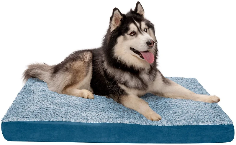 FurHaven Deluxe 2-Tone Jumbo Orthopedic Pet Bed