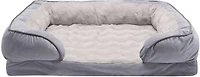 FurHaven Perfect Comfort Velvet Waves Large Sofa Pet Bed