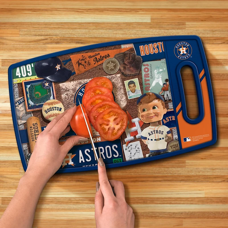 YouTheFan Houston Astros Retro Series Cutting Board
