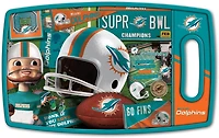 YouTheFan Miami Dolphins Retro Series Cutting Board