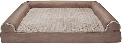 FurHaven Jumbo Plus Luxe Fur Pet Dog Bed