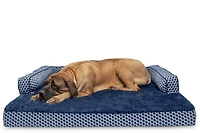 FurHaven Jumbo Plus Plush Fur Pet Dog Bed
