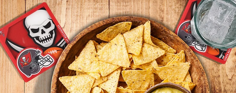 YouTheFan Tampa Bay Buccaneers 3D Series Coasters 2-Pack