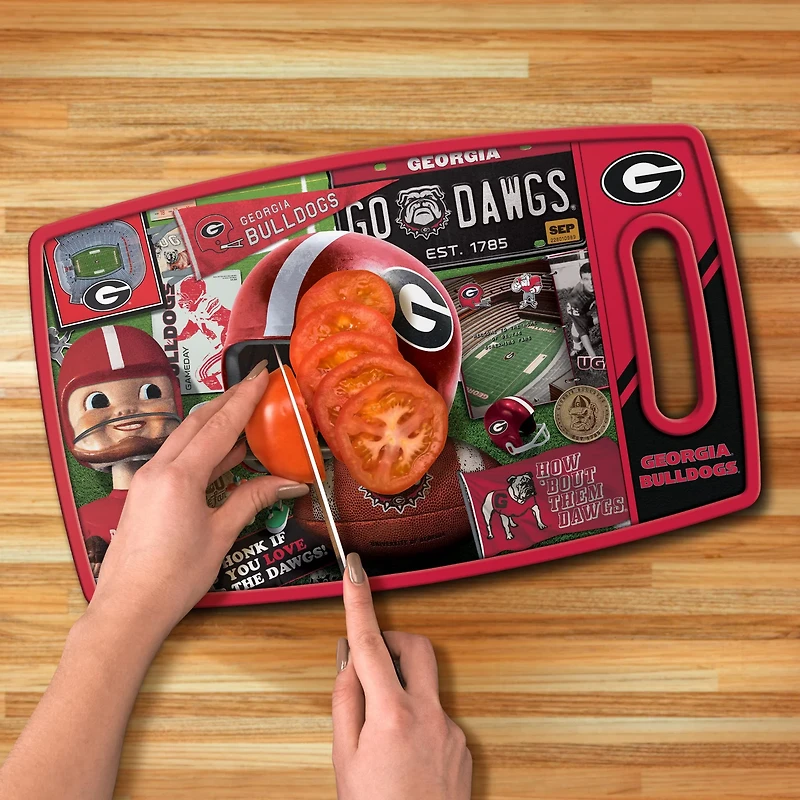 YouTheFan University Of Georgia Retro Series Cutting Board