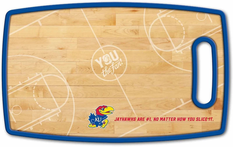 YouTheFan University Of Kansas Retro Series Cutting Board