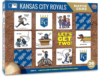 YouTheFan Kansas City Royals Memory Match Game