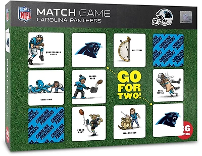 YouTheFan Carolina Panthers Memory Match Game