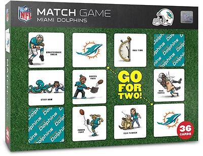YouTheFan Miami Dolphins Memory Match Game