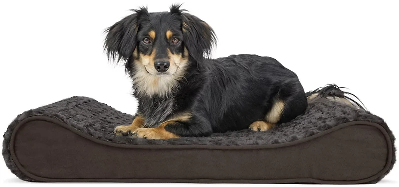FurHaven Ultra Plush Medium Luxe Lounger Pet Bed