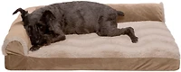 FurHaven Deluxe Wave Fur Chaise Lounge Medium Pet Bed