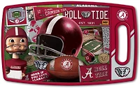 YouTheFan University Of Alabama Retro Series Cutting Board