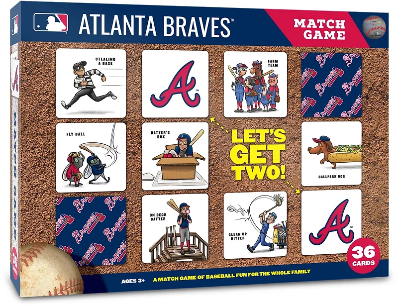 YouTheFan Atlanta Braves Memory Match Game