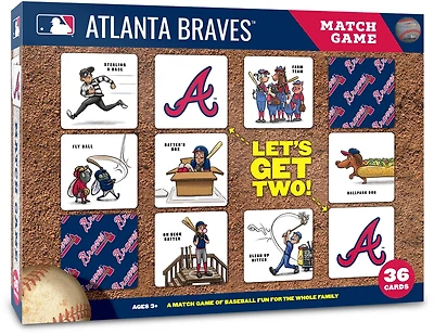 YouTheFan Atlanta Braves Memory Match Game