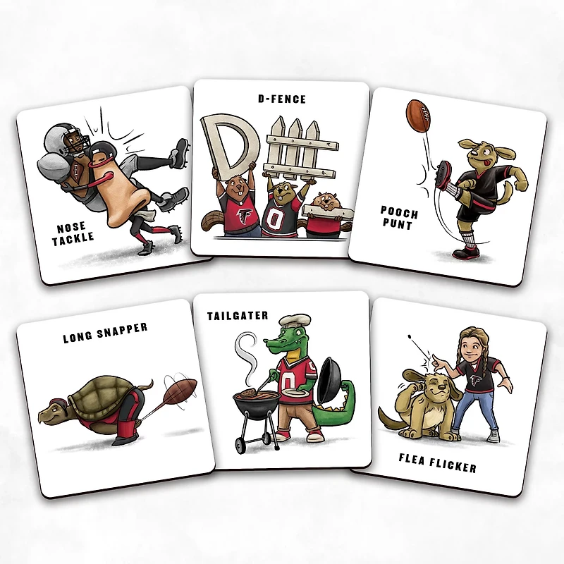 YouTheFan Atlanta Falcons Memory Match Game
