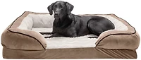 FurHaven Jumbo Velvet Waves Pet Dog Bed