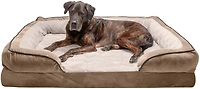 FurHaven Jumbo Plus Velvet Waves Pet Dog Bed