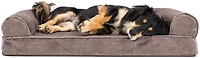 FurHaven Orthopedic Velvet Medium Sofa Pet Bed