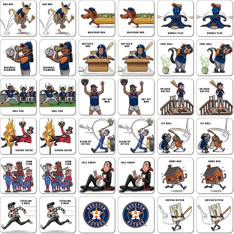 YouTheFan Houston Astros Memory Match Game