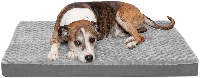 FurHaven Deluxe Ultra Plush Orthopedic Large Mattress Pet Bed