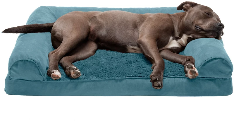 FurHaven Orthopedic Ultra Plush Large Sofa Pet Bed