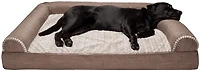 FurHaven Jumbo Plus Luxe Fur Pet Dog Bed