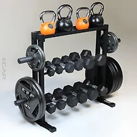 CAP Barbell 3-Tier Horizontal Free Weight Rack