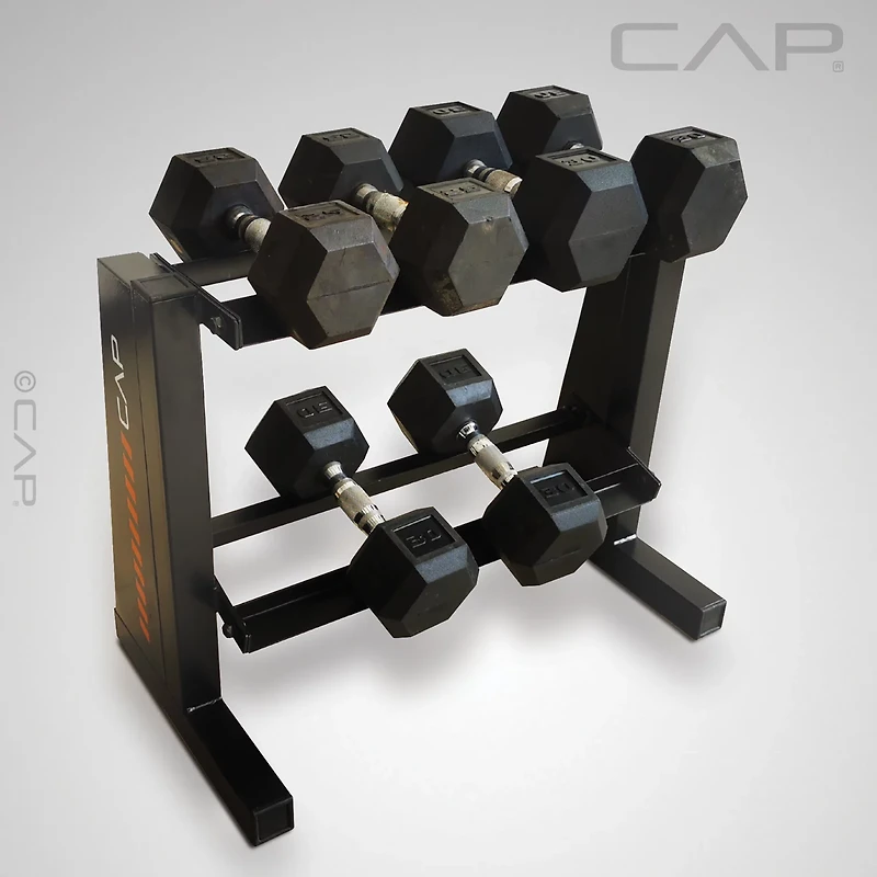 CAP Barbell 2-Tier Horizontal Dumbbell Rack