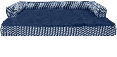 FurHaven Jumbo Plus Plush Fur Pet Dog Bed