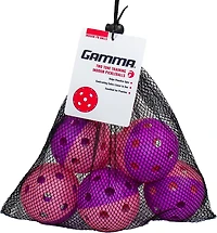 Gamma Indoor 2-Tone Pickleballs 6-Pack