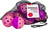 Gamma Indoor 2-Tone Pickleballs 12-Pack