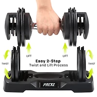 PRCTZ 5-25 lb Adjustable Dumbbell