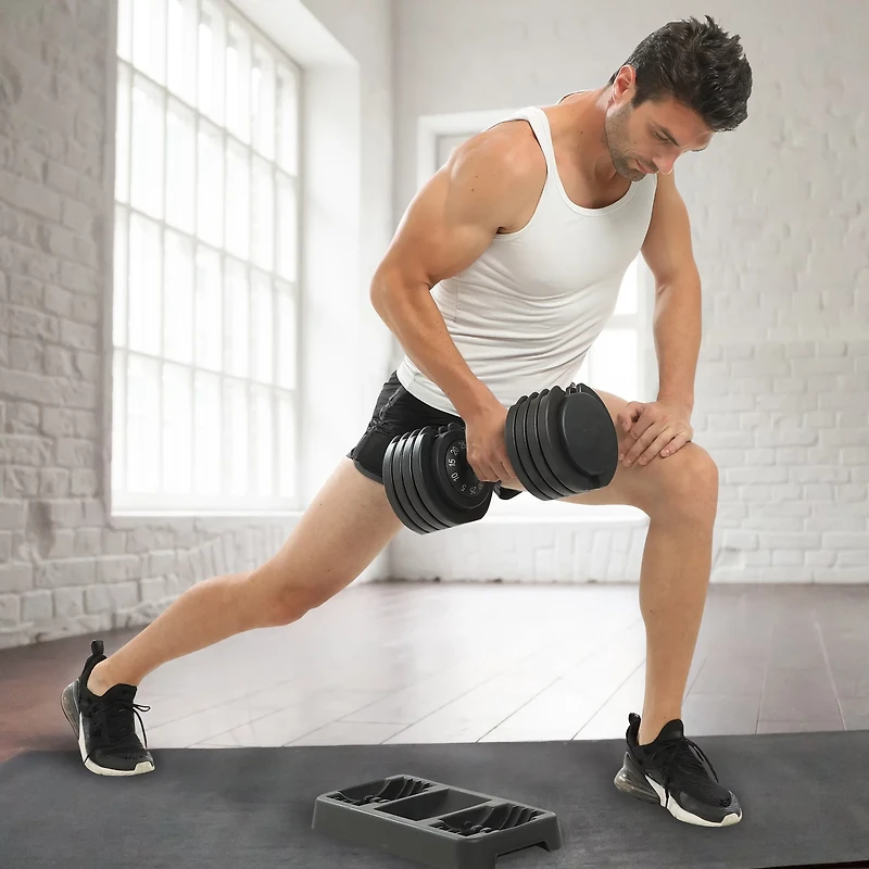 PRCTZ 11-55 lb Adjustable Dumbbell