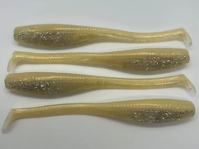 Down South Lures Super Model Unrigged Plastic Swimbaits 6-Pack