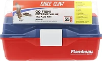 Eagle Claw Go Fish 55 Piece Tackle Box