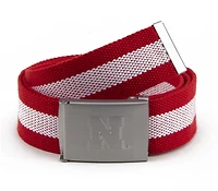 Eagles Wings University of Nebraska Fabric Belt