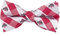 Eagles Wings Ohio State University Woven Polyester Checkered Bow Tie