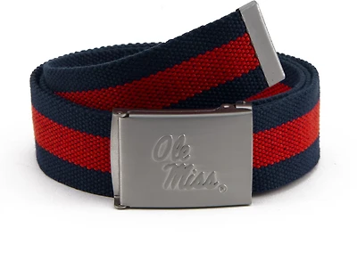 Eagles Wings University of Mississippi Fabric Belt