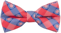 Eagles Wings Chicago Cubs Woven Polyester Checkered Bow Tie